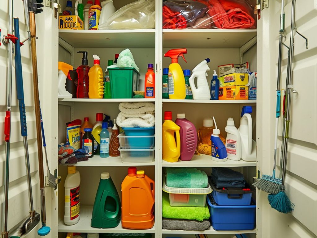 Tips for Maintaining an Organized Cleaning Supply Area